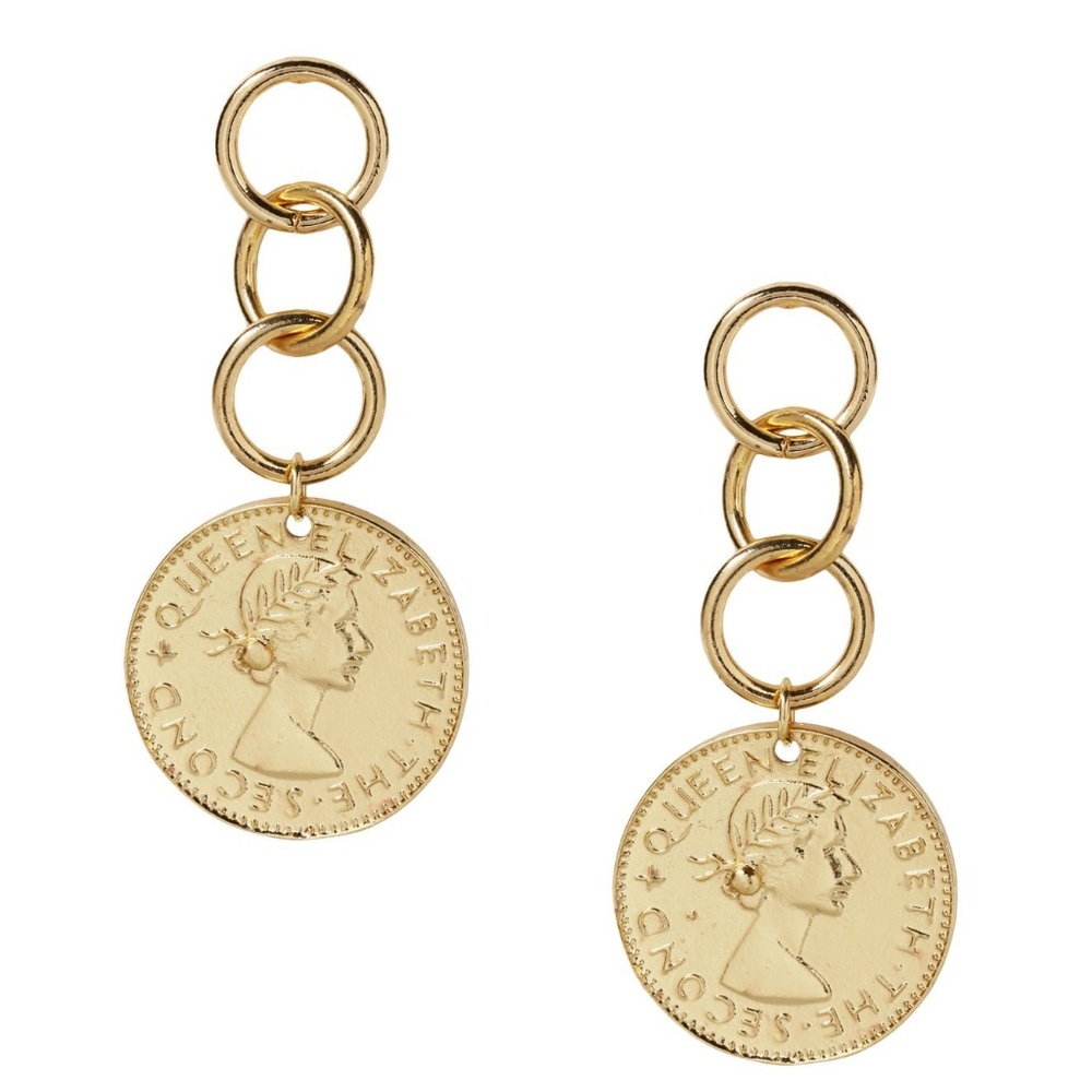 Coin Stopper Earrings